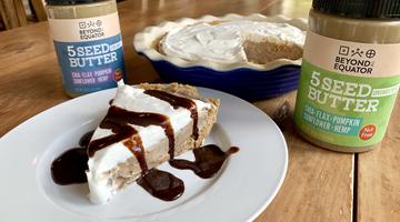 Chocolate Seed Butter Cream Pie