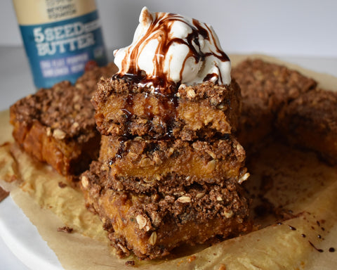 Pumpkin Crumble Bars