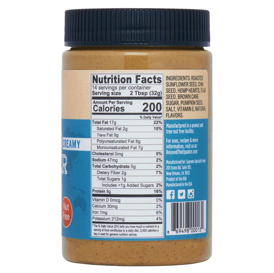 Creamy 5 Seed Butter - Beyond the Equator